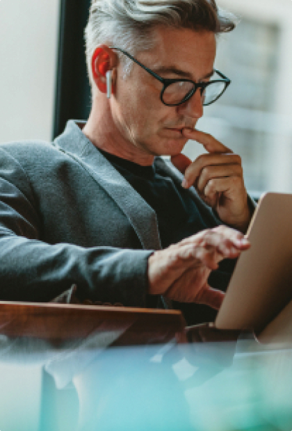 A secure online banking interface